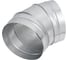 Отвод круглого сечения Вентека - Ф225-45-75 Рулон оц.(08ПС)0.50 42-7990000001639 3