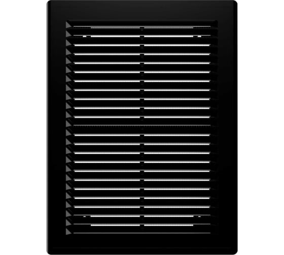 Решетка вентиляционная Р сетка разъемная 150x200 мм, пластик Black ERA 1520Р Black