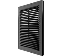 Решетка вентиляционная Р сетка разъемная 185x255 мм, пластик Black ERA 1825Р Black