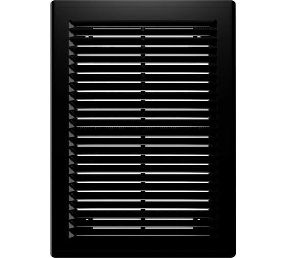 Решетка вентиляционная Р сетка разъемная 185x255 мм, пластик Black ERA 1825Р Black