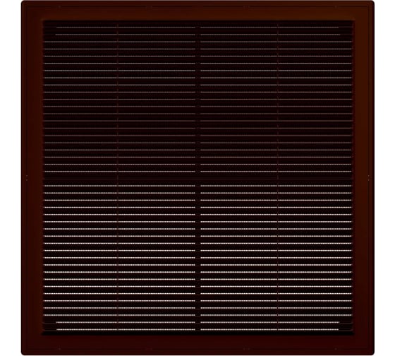 Решетка вентиляционная Р сетка разъемная 400x400 мм, пластик Brown ERA 4040Р кор