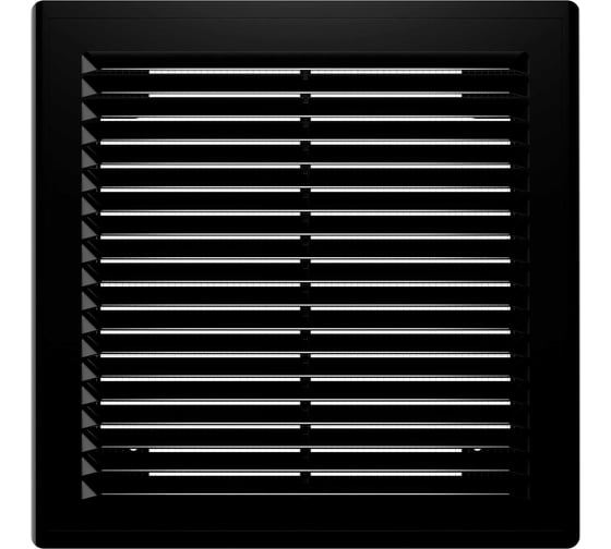 Решетка вентиляционная Р сетка разъемная 209x209 мм, пластик Black ERA 2121Р Black