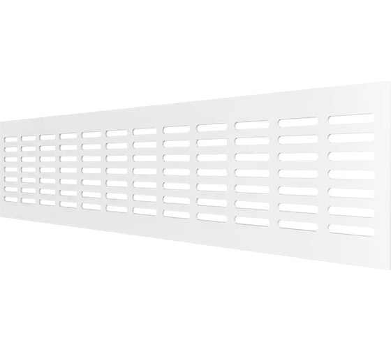 Алюминиевая вентиляционная решетка (100x500 мм; белая) VENTFAN.RU RA1050 white 1