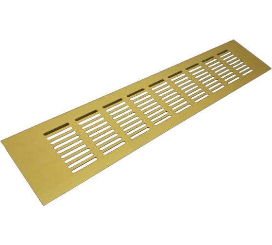 Алюминиевая вентиляционная решетка (80x400 мм; золотистая) VENTFAN.RU RA840 gold