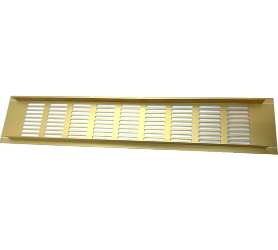 Алюминиевая вентиляционная решетка (80x400 мм; золотистая) VENTFAN.RU RA840 gold