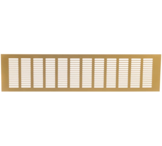 Алюминиевая вентиляционная решетка (80x500 мм; золотистая) VENTFAN.RU RA850 gold