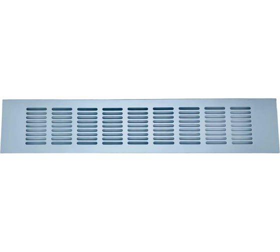 Алюминиевая вентиляционная решетка (120x500 мм; серебристая) VENTFAN.RU RA1250 silver 1
