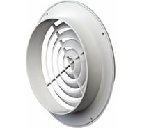 Решетка пластмассовая круглая с фланцем (d=125 мм; 170х170х40 мм) Эвент ПКС 170/125