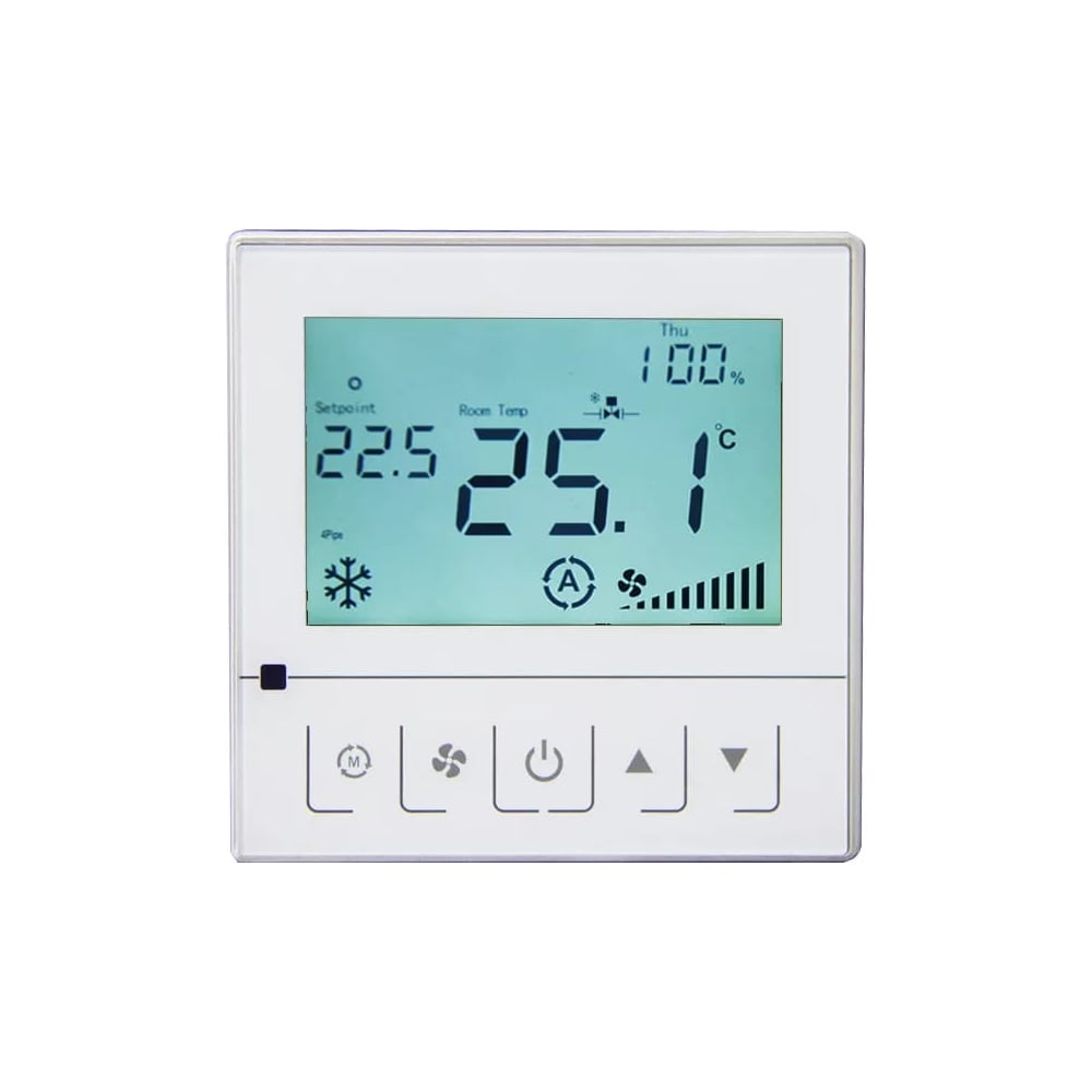 Термостат FC 221-3AO2DO на 24В белый Touch screen MOHLENHOFF FC221 ...