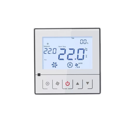 Термостат FC 221-3AO2DO на 24В белый Touch screen MOHLENHOFF FC221-3AO2DO-1