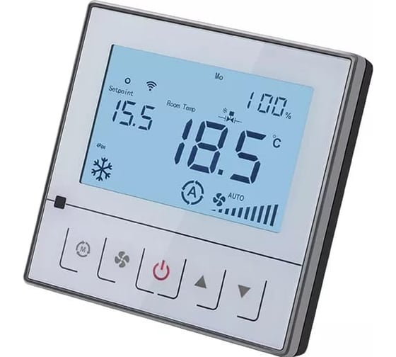 Термостат FC 221-3AO2DO на 24В белый Touch screen MOHLENHOFF FC221-3AO2DO-1
