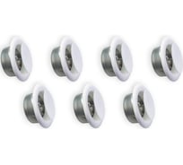 Диффузор/анемостат приточный стальной белый DVE-125, комплект из 7-и шт ARIUS 135545