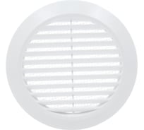 Решетка разъемная круглая с москитной сеткой (165х165х38 мм; d=125 мм; наклонные жалюзи) Эвент Э165/125Р
