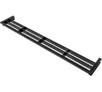 Решетка вентиляционная для цоколя (390х65 мм; черная) Volpato 2190-449-NR