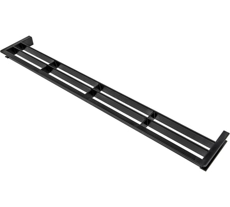 Решетка вентиляционная для цоколя (390х65 мм; черная) Volpato 2190-449-NR