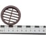 Решетка круглая вентиляционная (d=47 мм; коричневая) Volpato 2190-443-MA 5