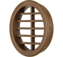 Решетка круглая вентиляционная (d=47 мм; орех) Volpato 2190-443-NO