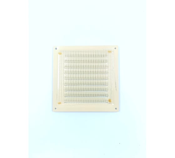 Решетка металлическая ВИЕНТО 150x150 мм, слоновая кость РМ1515-сл.кость
