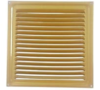 Решетка металлическая ВИЕНТО 120x120 мм, золото РМ1212-золото