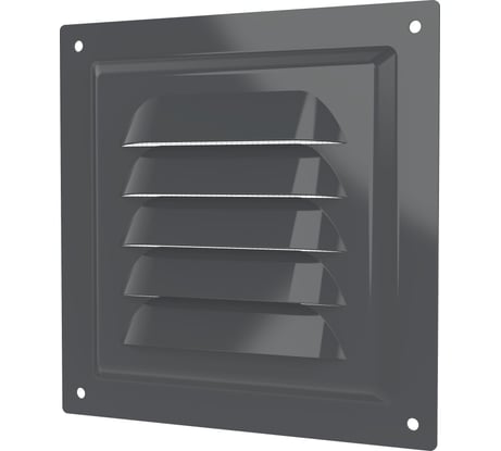 Решетка вентиляционная ERA МЭ сетка, 250x250 мм, окрашенная сталь Gray 2525МЭ Gray