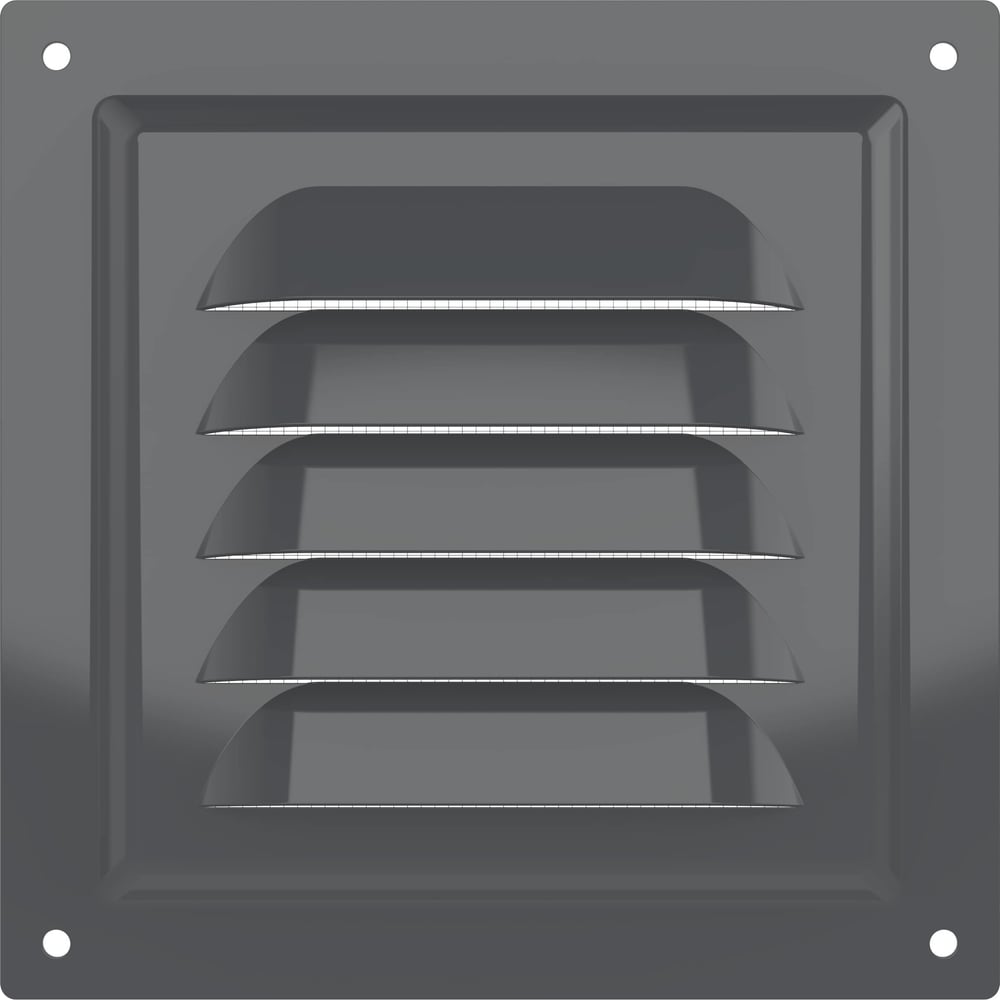 РешеткавентиляционнаяERAМЭсетка,150x150мм,окрашеннаястальGray1515МЭGray