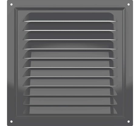 Решетка вентиляционная ERA МЭ сетка 200x200 окрашенная сталь Gray 2020МЭ Gray