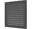 Решетка вентиляционная ERA МЭ сетка 200x200 окрашенная сталь Gray 2020МЭ Gray 2