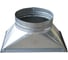 Переход с прямоугольного на круглое сечение Вентека тип 1 - 200x200/Ф160-260 мм, рулон оц.(08ПС)0.50 53-7990000003367 1