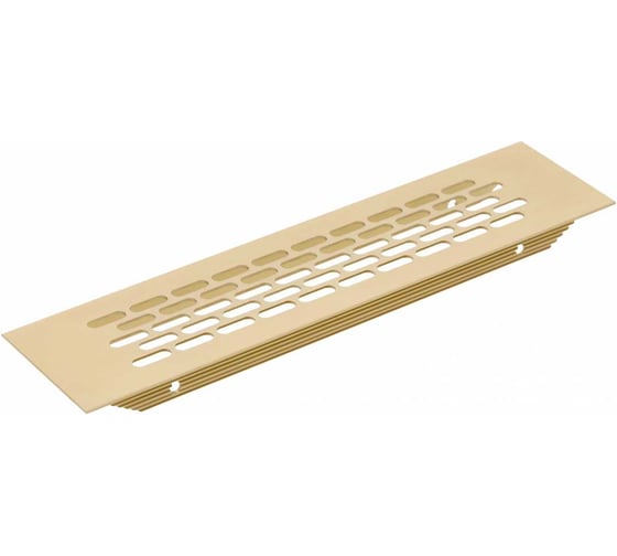 Решетка вентиляционная GTV 60x245 мм, цвет золото KK-W60245-21
