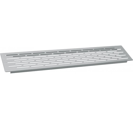 Решетка вентиляционная GTV 500x100 мм, цвет инокс KK-D50100-06 1