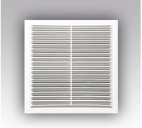 Решетка вентиляционная Флекс 200х200 мм, жалюзи наклонные, разъемная, с москитной сеткой 513169