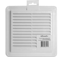 Решетка вентиляционная Флекс 175х175 мм, жалюзи наклонные, разъемная, с москитной сеткой 1268