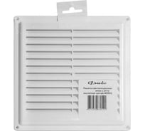 Решетка вентиляционная Флекс 150х150 мм, жалюзи наклонные, с москитной сеткой 509203