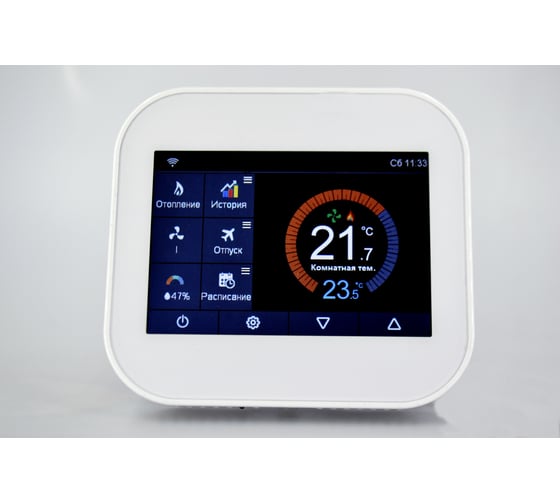 Термостат DFDESIGN DF-MC6-FGC1 (24V, управление 0-10V, Wifi, белый) 5678000000006