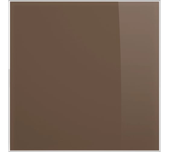Панель декоративная DICITI AEON D100/125 мм, 179х179 мм, стекло Lacobel brown light PAGL4/5 Brown Light 1