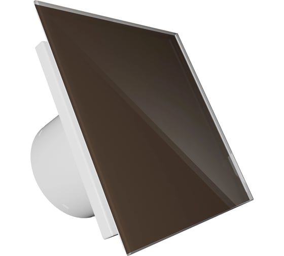 Панель декоративная DICITI AEON D100/125 мм, 179х179 мм, стекло Lacobel brown light PAGL4/5 Brown Light