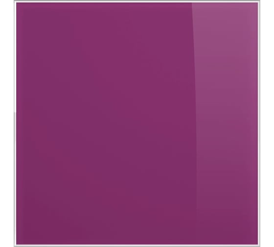 Панель декоративная DICITI AEON D100/125 мм, 179х179 мм, стекло Lacobel purple PAGL4/5 Purple 1