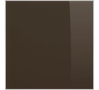 Панель декоративная DICITI AEON D100/125 мм, 179х179 мм, стекло Lacobel brown natural PAGL4/5 Brown Natural