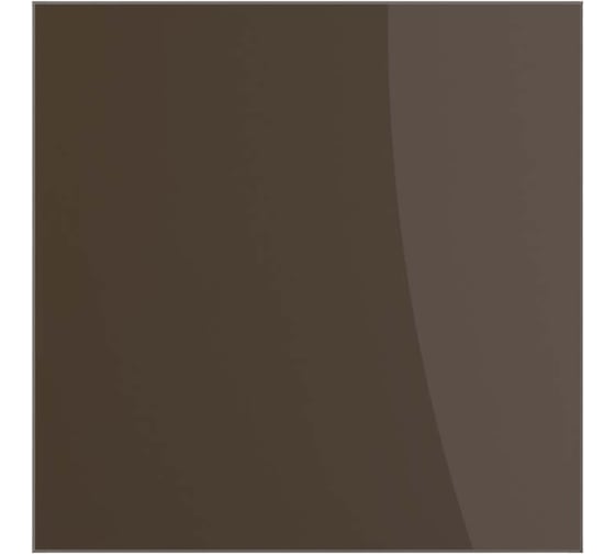 Панель декоративная DICITI AEON D100/125 мм, 179х179 мм, стекло Lacobel brown natural PAGL4/5 Brown Natural