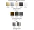 Панель декоративная DICITI AEON D100/125 мм, 179х179 мм, стекло Lacobel brown natural PAGL4/5 Brown Natural 4