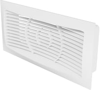 Решетка вентиляционная ERA РСФ фланец, 220x90 мм, 250x120 мм, пластик 922РСФ