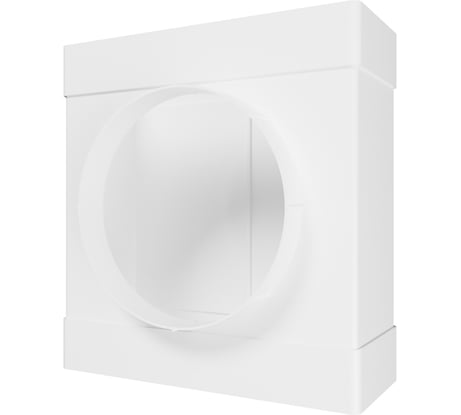 Тройник ERA ТФП D150 мм, с выходом 90x220 мм, пластик 922ТФ15П