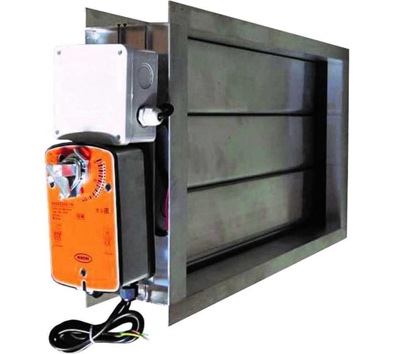 Клапан воздушный Ventart КВАЛ 600x350 мм, с приводом FSA, 230В 4687202777419 1