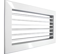 Однорядная алюминиевая решетка Ventart 1VA 150х150 4687203782443