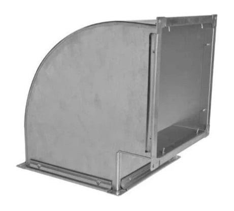 Отвод прямоугольный  Вентмаркет 200x200мм/90 из оцинкованной стали OTVQ200x200/90