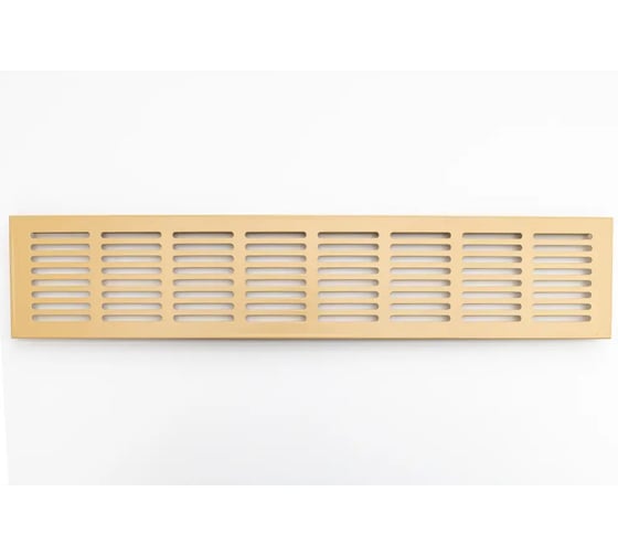 Решетка вентиляционная Вентмаркет 500x100мм, металлическая врезная, Натуральный дуб VRZ60080Natural oak 1
