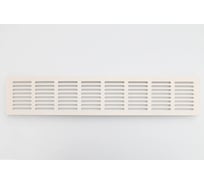 Решетка вентиляционная ООО Вентмаркет 600х100мм, металлическая врезная, Орех VRZ600100nut