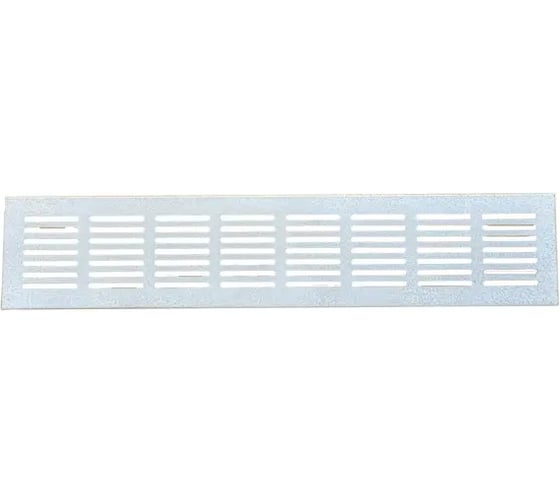 Решетка вентиляционная ООО Вентмаркет 800x60мм, металлическая, врезная, белый VRZ50500A 1