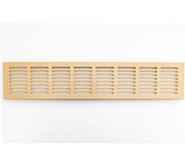 Решетка вентиляционная ООО Вентмаркет 400х60мм, металлическая врезная, Натуральный дуб VRZ40060Natural oak