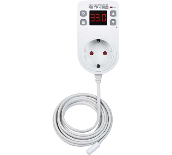 Терморегулятор розеточный ROSTOKELECTRO ТР-16 2м 46-411